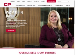 How cpr.ca looks like on a tablet such as an iPad.