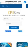 How cpuboss.com looks like on a mobile device such as an iPhone.