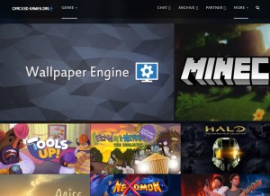 How cracked-games.org looks like on a tablet such as an iPad.