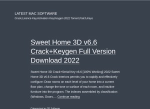 How crackhub.org looks like on a tablet such as an iPad.