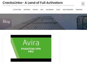 How crackslinko.com looks like on a tablet such as an iPad.