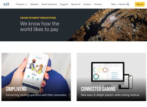 How cranepi.com looks like on a tablet such as an iPad.