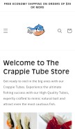 How crappietube.com looks like on a mobile device such as an iPhone.