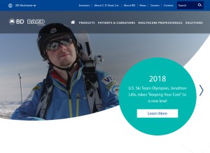 How crbard.com looks like on a tablet such as an iPad.