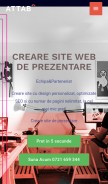 How creare-site-de-prezentare.online looks like on a mobile device such as an iPhone.