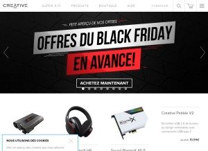 How creative.com looks like on a tablet such as an iPad.