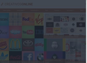 How creativosonline.org looks like on a tablet such as an iPad.