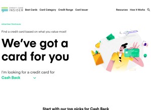How creditcardinsider.com looks like on a tablet such as an iPad.