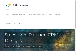 How crmdesigner.pl looks like on a tablet such as an iPad.