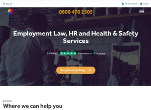 How croner.co.uk looks like on a tablet such as an iPad.