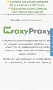 How croxyproxy.com looks like on a mobile device such as an iPhone.