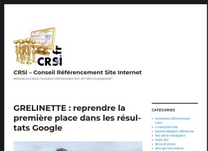 How crsi.fr looks like on a tablet such as an iPad.