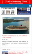 How cruiseindustrynews.com looks like on a mobile device such as an iPhone.