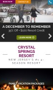 How crystalgolfresort.com looks like on a mobile device such as an iPhone.