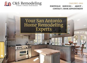 How cs-enterprises.net looks like on a tablet such as an iPad.