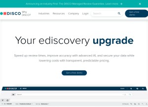 How csdisco.com looks like on a tablet such as an iPad.