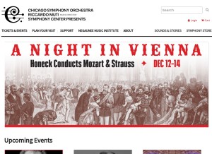 How cso.org looks like on a tablet such as an iPad.