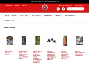 How cssincusa.com looks like on a tablet such as an iPad.