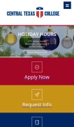 How ctcd.edu looks like on a mobile device such as an iPhone.