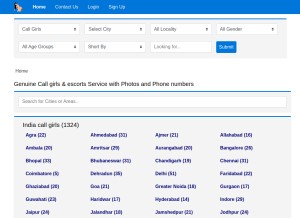 How ctgal.com looks like on a tablet such as an iPad.