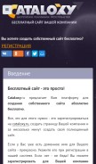How ctly.ru looks like on a mobile device such as an iPhone.