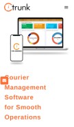 How ctrunk.com looks like on a mobile device such as an iPhone.