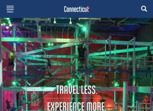 How ctvisit.com looks like on a tablet such as an iPad.