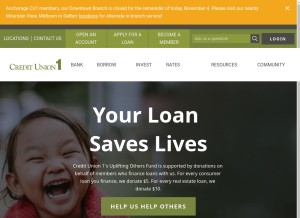 How cu1.org looks like on a tablet such as an iPad.
