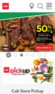How cub.com looks like on a mobile device such as an iPhone.