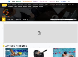 How culturamix.com looks like on a tablet such as an iPad.