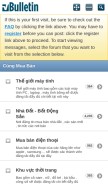 How cungmuaban.org looks like on a mobile device such as an iPhone.