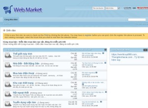 How cungmuaban.org looks like on a tablet such as an iPad.