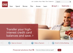 How cuone.org looks like on a tablet such as an iPad.