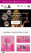 How cupidbaba.com looks like on a mobile device such as an iPhone.