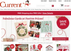 How currentcatalog.com looks like on a tablet such as an iPad.