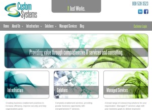 How cussys.com looks like on a tablet such as an iPad.