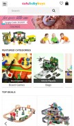 How cutebabybuy.com looks like on a mobile device such as an iPhone.