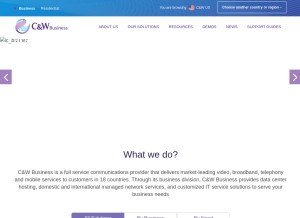 How cwcbusiness.com looks like on a tablet such as an iPad.