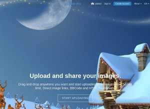 How cweb-pix.com looks like on a tablet such as an iPad.