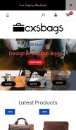 How cxsbags.com looks like on a mobile device such as an iPhone.