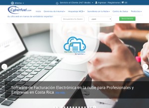 How cyberfuel.com looks like on a tablet such as an iPad.