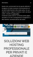 How cyberspazio.org looks like on a mobile device such as an iPhone.