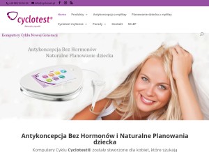 How cyclotestpolska.pl looks like on a tablet such as an iPad.