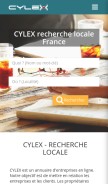 How cylex-locale.fr looks like on a mobile device such as an iPhone.