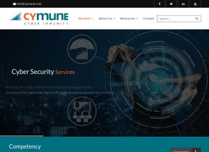 How cymune.com looks like on a tablet such as an iPad.