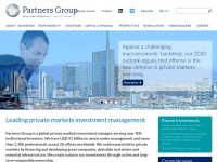 Desktop screenshot for partnersgroup.com