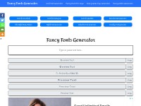 Desktop screenshot for fancy-fonts.netstudy.in