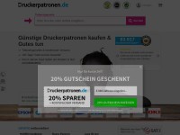 Desktop screenshot for druckerpatronen.de