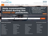 Desktop screenshot for practicelink.com