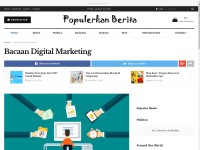 Desktop screenshot for websitepopuler.link